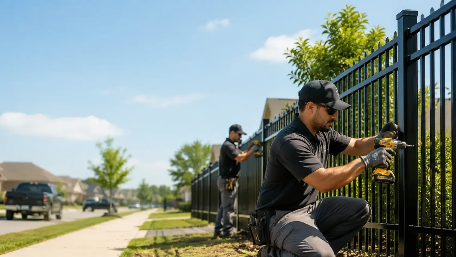 Metal Fence Installation in Red Hill, PA